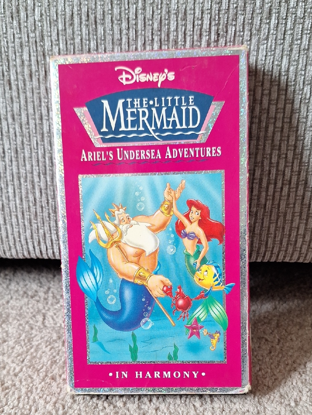 Disney The Little Mermaid VHS — Pink & Blue Cover
